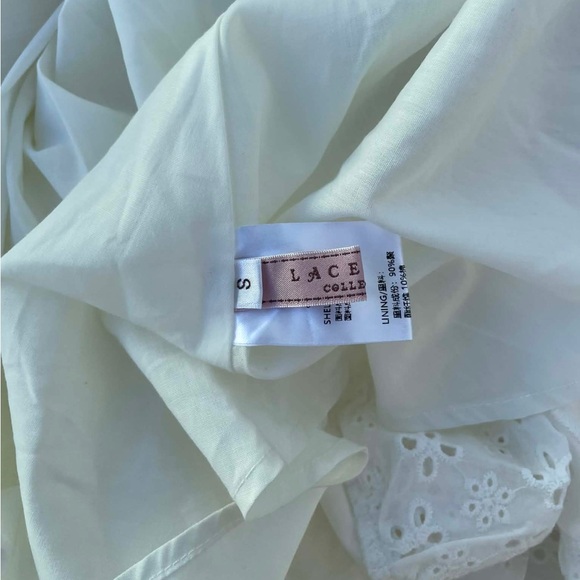 Lacemade Chic White Eyelet Midi Dress - Picture 10 of 14